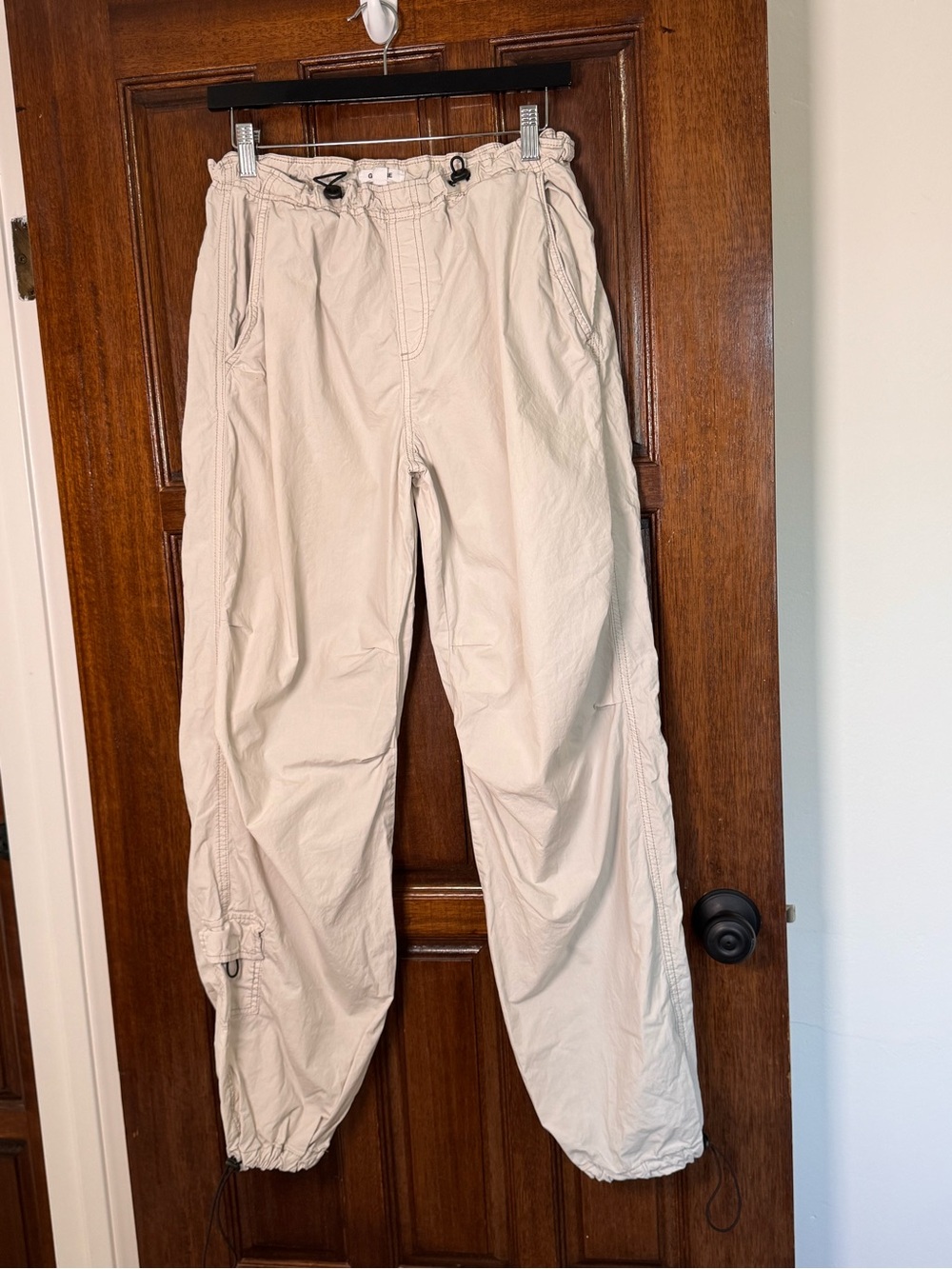 Garage Light Beige Cargo Joggers